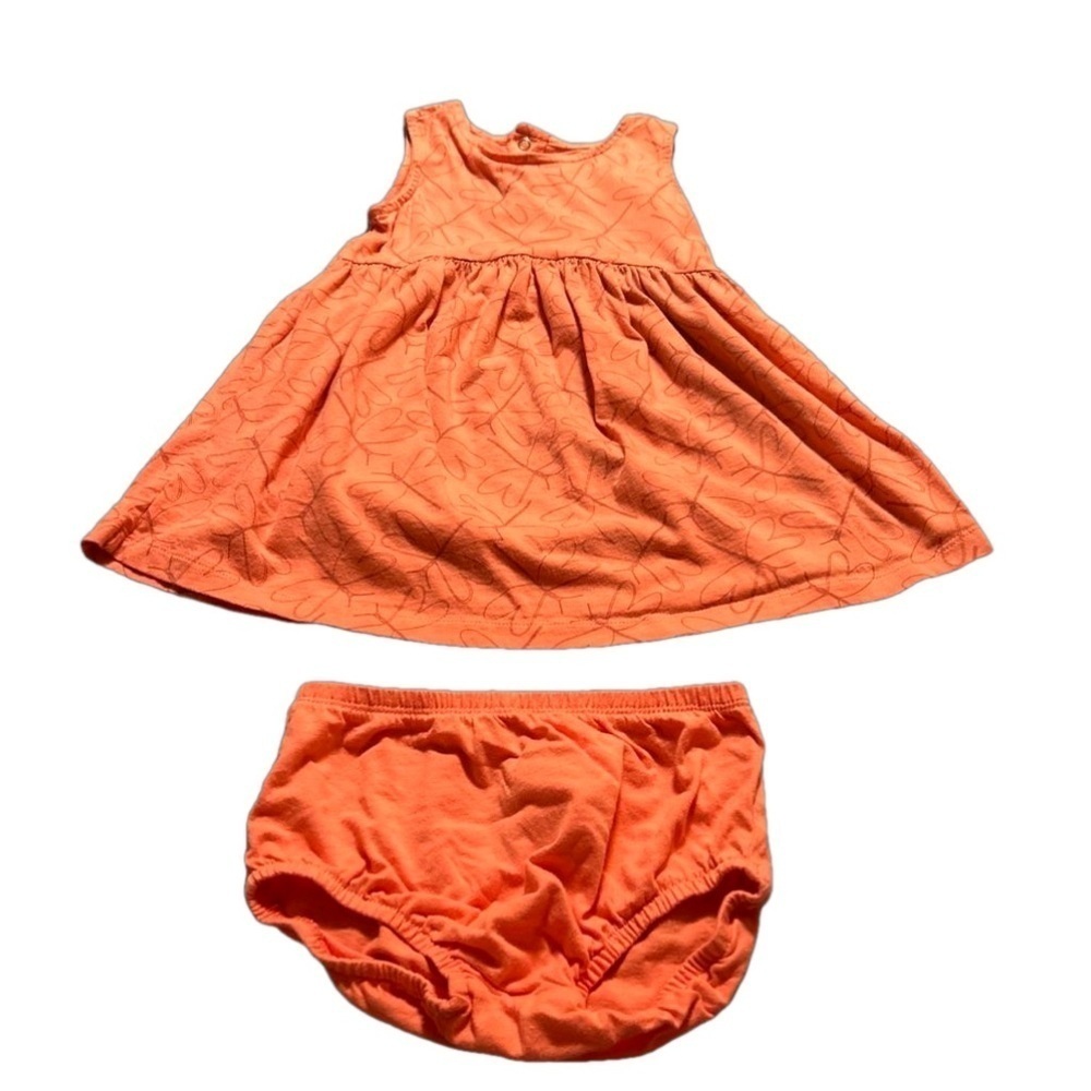 Carter’s Pink Butterfly Sleeveless Dress with Bloomers